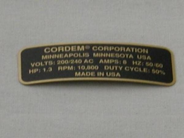 100969                 GOLO LABEL - MOTOR - 230 VOLT
